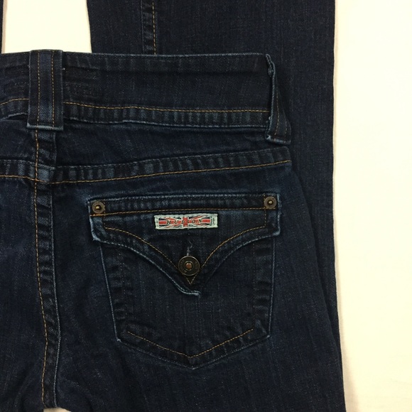 Hudson dark rinse boot cut jeans 26 - Picture 2 of 8